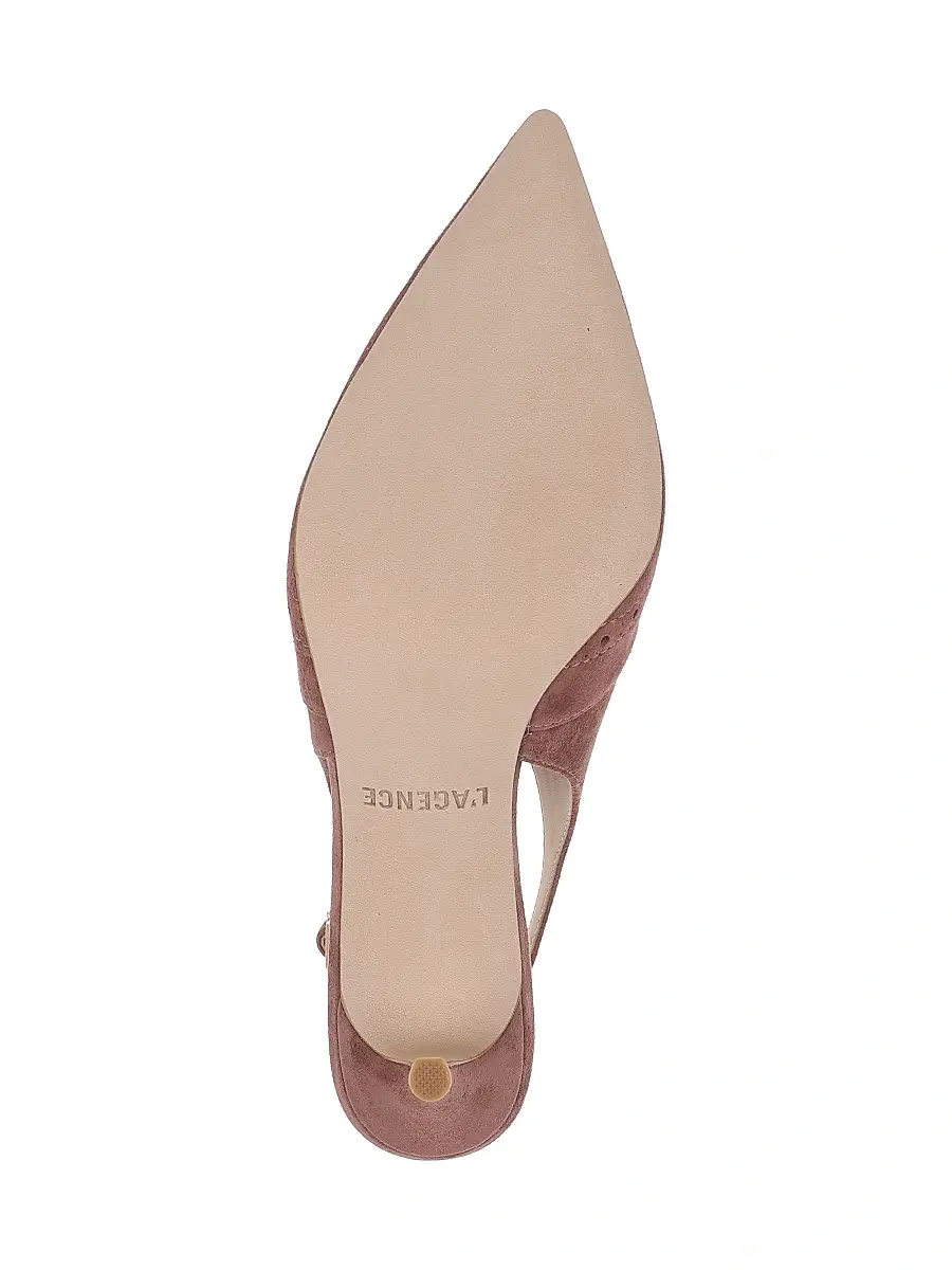 L'Agence Women's Shreya 80MM Suede Slingback Pumps | Thumbnail 6