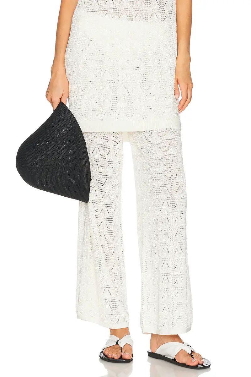 Loulou de Saison Egeo Knit Pant | Image 1 Loulou de Saison Egeo Knit Pant | Image 1