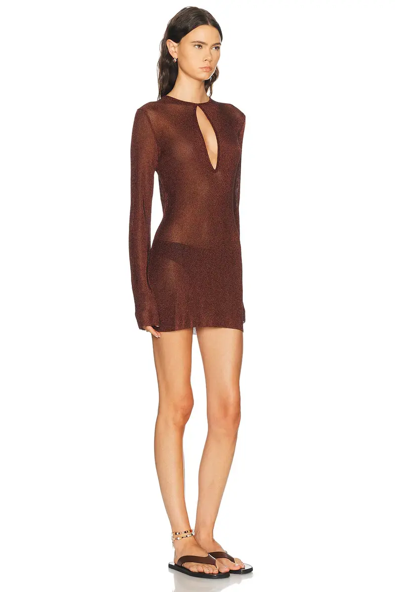SEROYA Emeri Metallic Dress | Thumbnail 2