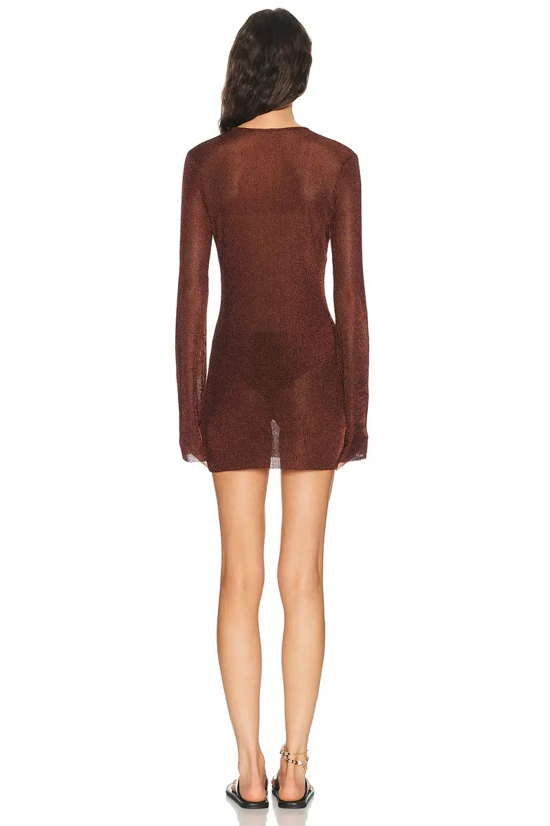 SEROYA Emeri Metallic Dress | Thumbnail 3
