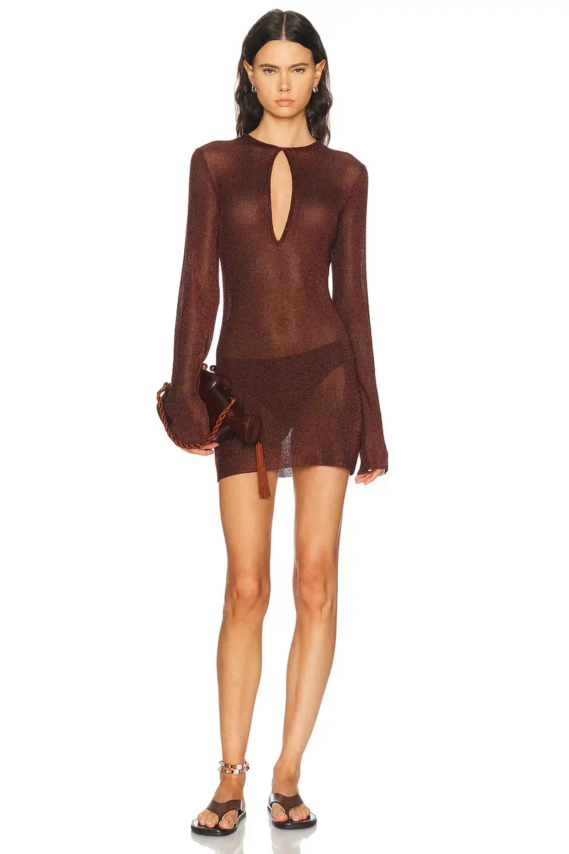 SEROYA Emeri Metallic Dress | Image 1 SEROYA Emeri Metallic Dress | Image 1