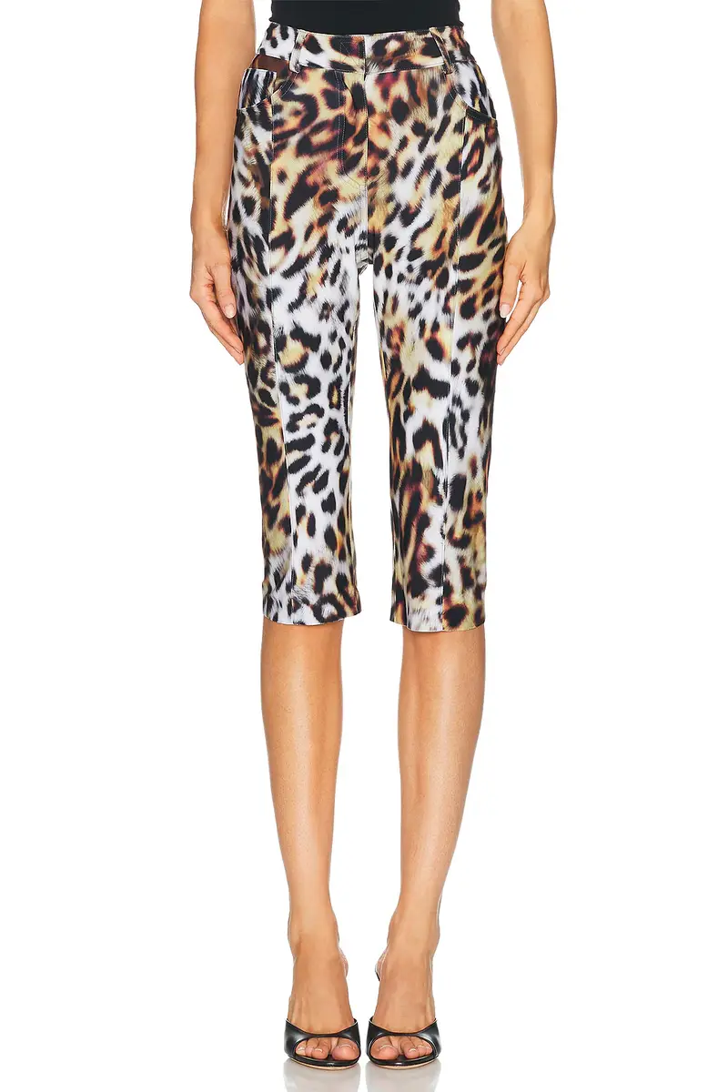 Norma Kamali Pedal Pusher Capri Pant | Image 1 Norma Kamali Pedal Pusher Capri Pant | Image 1