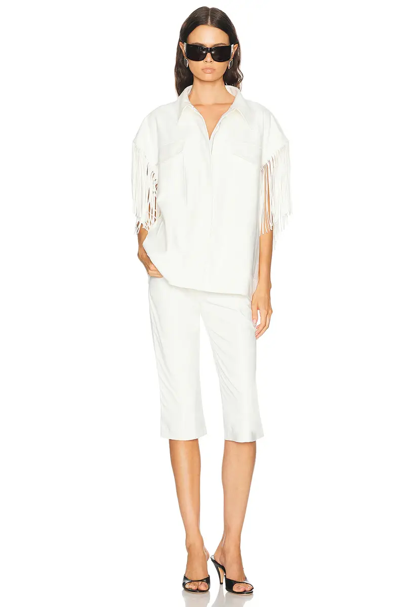 Norma Kamali Pedal Pusher Capri Pant | Thumbnail 5 Norma Kamali Pedal Pusher Capri Pant | Thumbnail 5