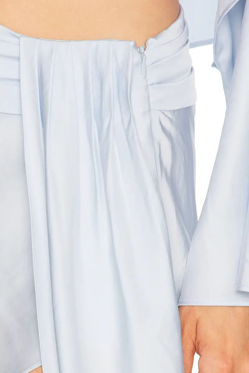 Lapointe Lightweight Satin Asymmetric Maxi Skirt | Thumbnail 6 Lapointe Lightweight Satin Asymmetric Maxi Skirt | Thumbnail 6