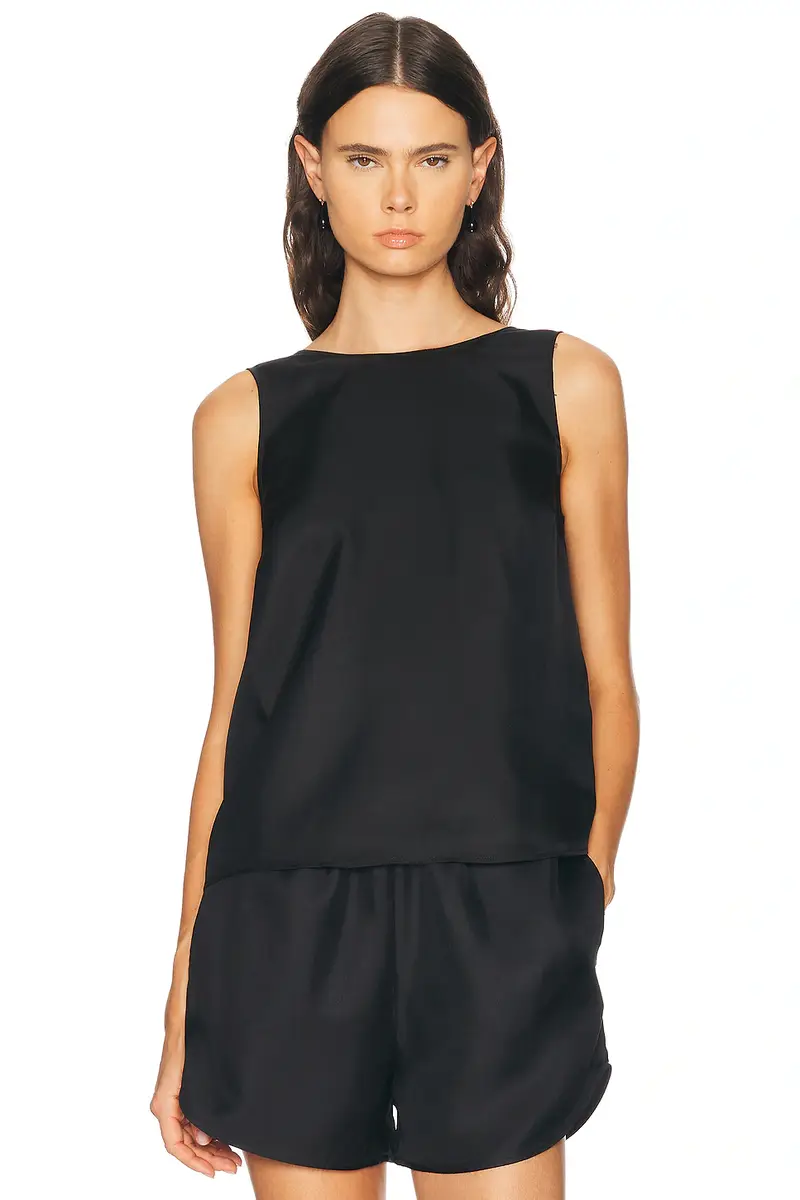 Loulou de Saison Gema Draped Open Back Top | Image 1 Loulou de Saison Gema Draped Open Back Top | Image 1