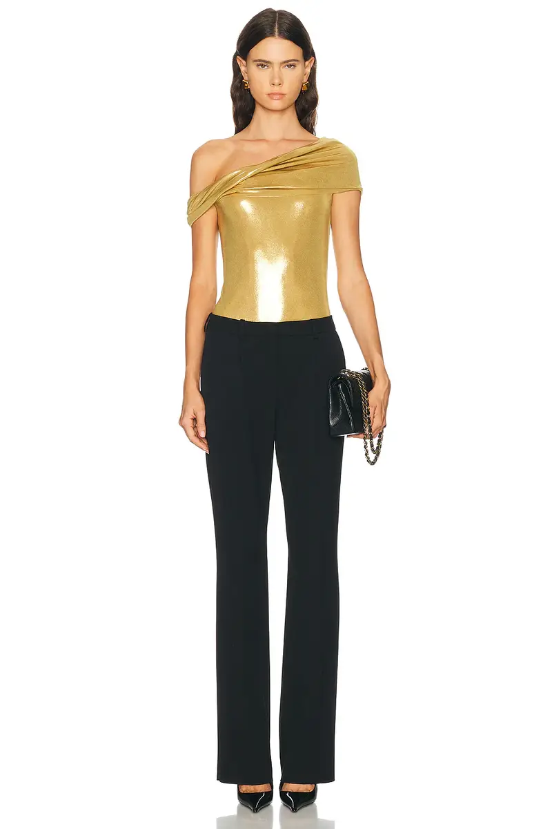 Norma Kamali Sleeveless Cowl Neck Bodysuit | Thumbnail 6 Norma Kamali Sleeveless Cowl Neck Bodysuit | Thumbnail 6