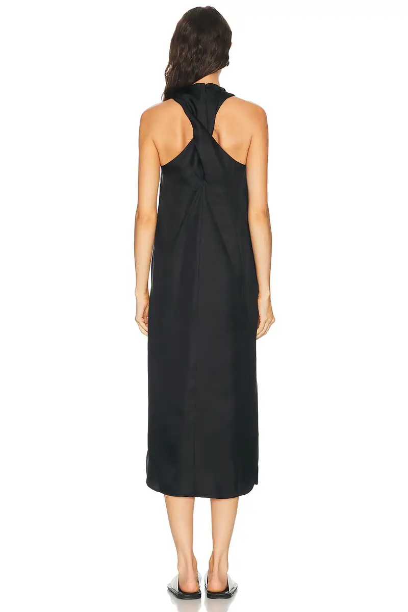 Loulou de Saison Paloma Twist Detail Dress | Thumbnail 3