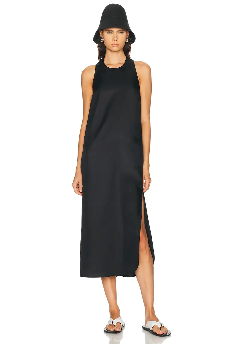 Loulou de Saison Paloma Twist Detail Dress | Image 1 Loulou de Saison Paloma Twist Detail Dress | Image 1