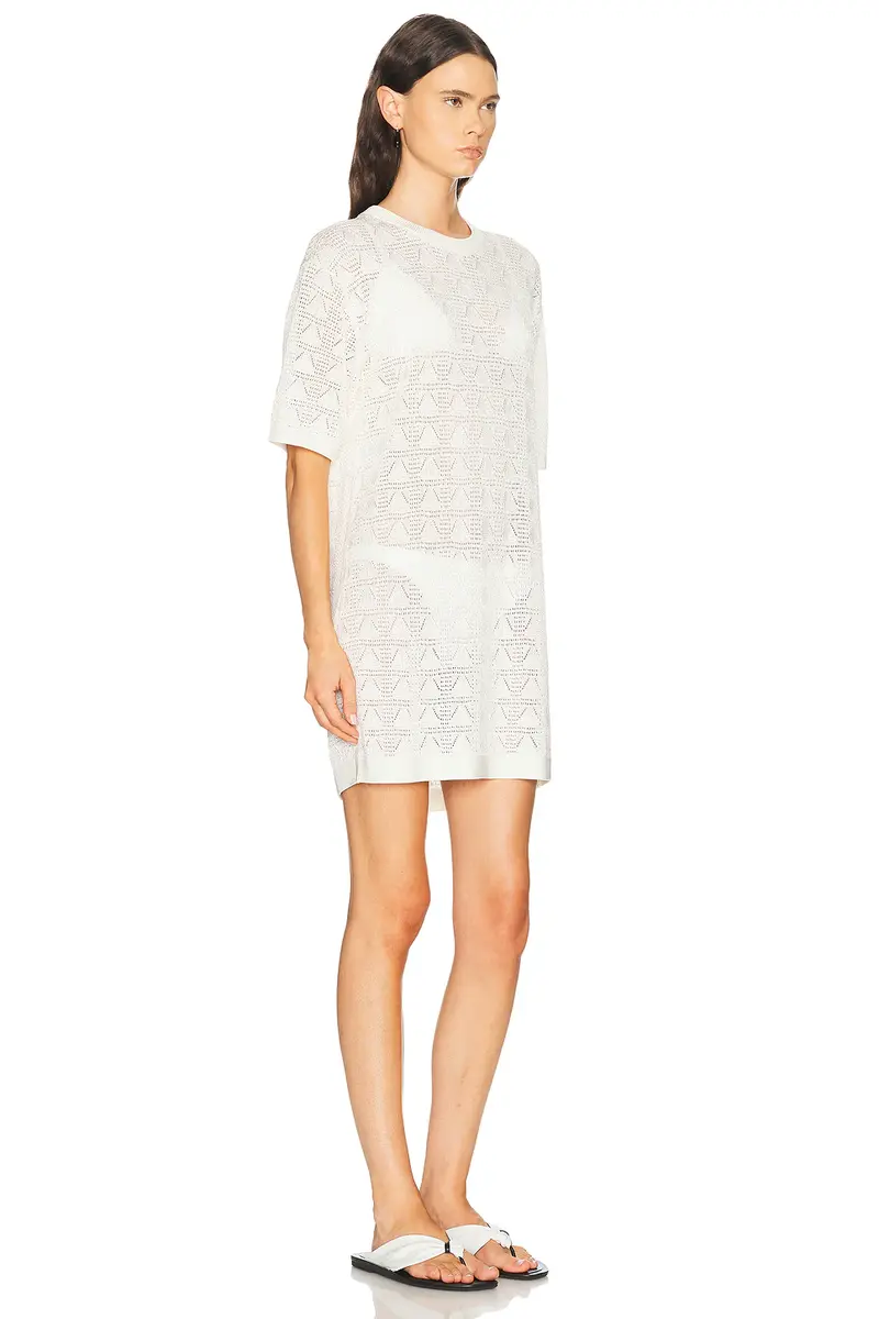 Loulou de Saison Armas Knit T-Shirt Dress | Thumbnail 2 Loulou de Saison Armas Knit T-Shirt Dress | Thumbnail 2