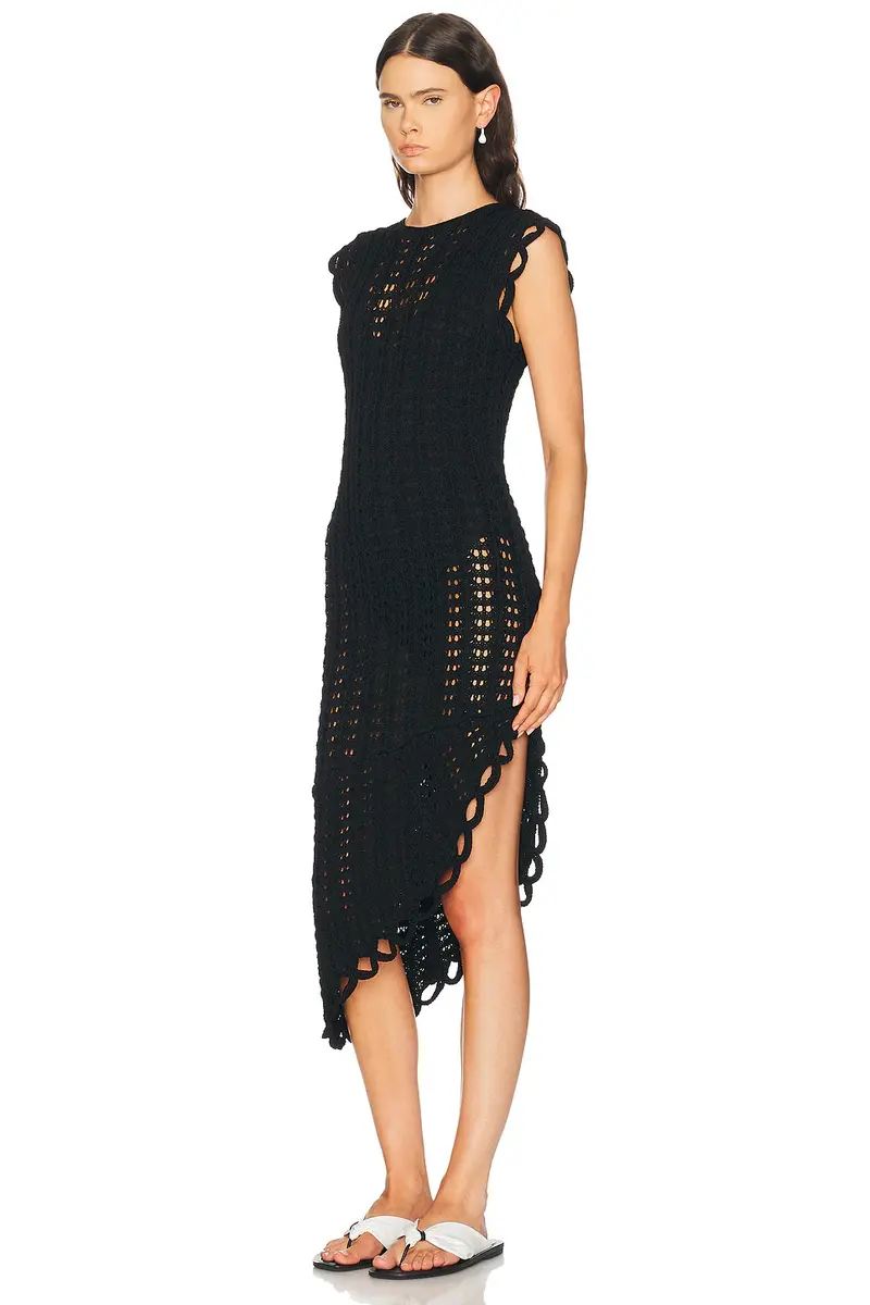 Loulou de Saison Malena Asymmetric Sleeveless Dress | Thumbnail 3 Loulou de Saison Malena Asymmetric Sleeveless Dress | Thumbnail 3