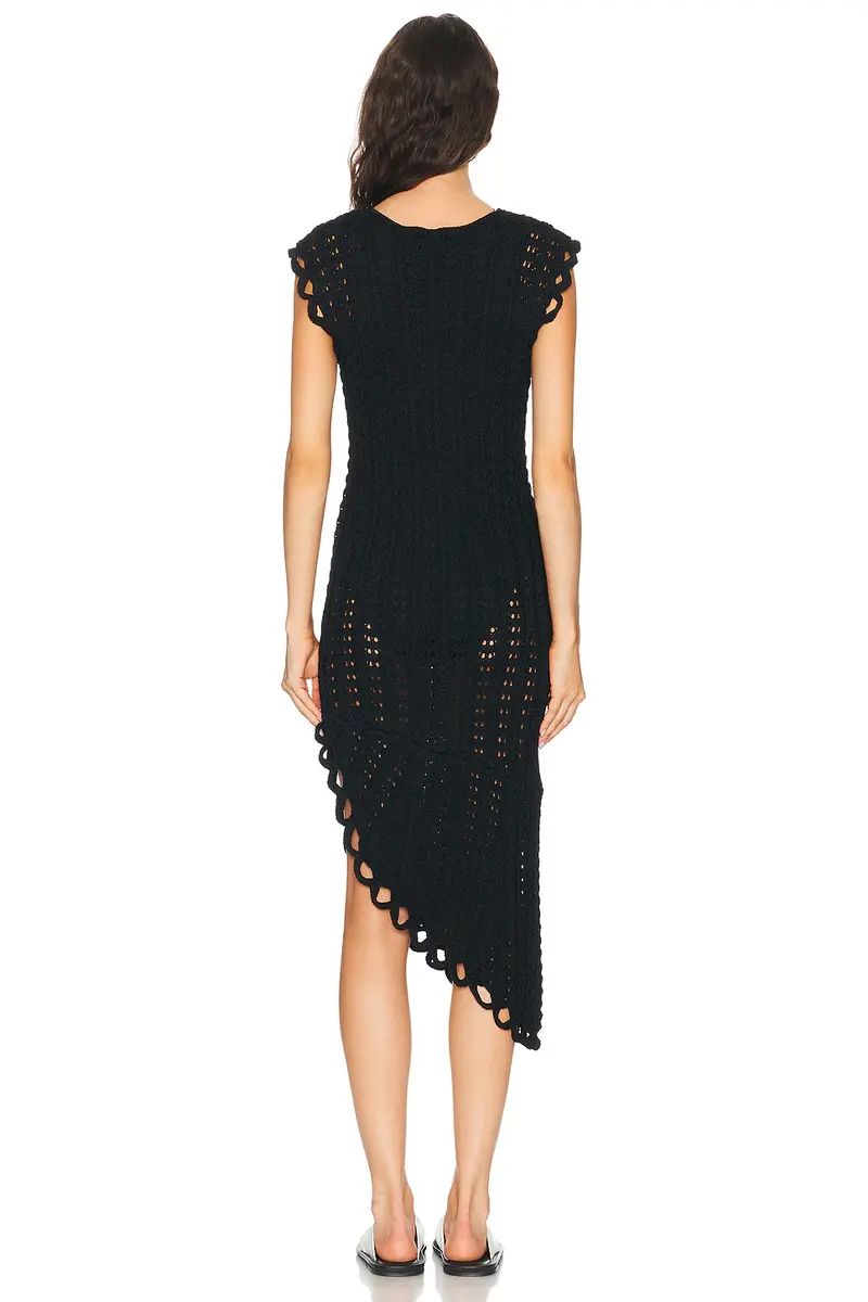 Loulou de Saison Malena Asymmetric Sleeveless Dress | Thumbnail 4 Loulou de Saison Malena Asymmetric Sleeveless Dress | Thumbnail 4