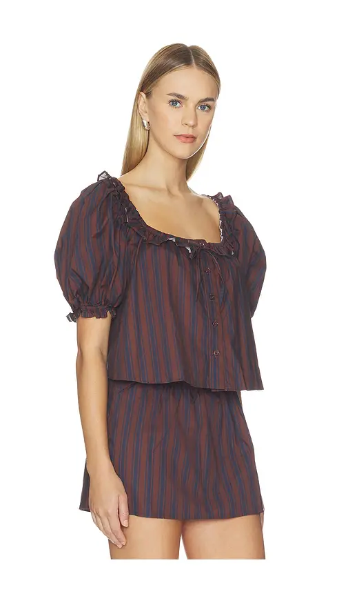 WeWoreWhat Puff Sleeve Button Up Top | Thumbnail 2 WeWoreWhat Puff Sleeve Button Up Top | Thumbnail 2