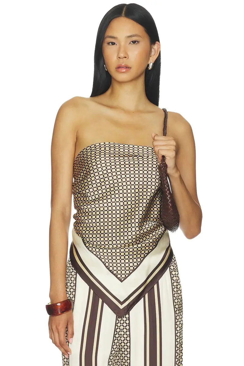 Shona Joy Tyler Silk Scarf Top