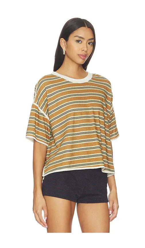 Free People Clean Rugby Tee | Thumbnail 2