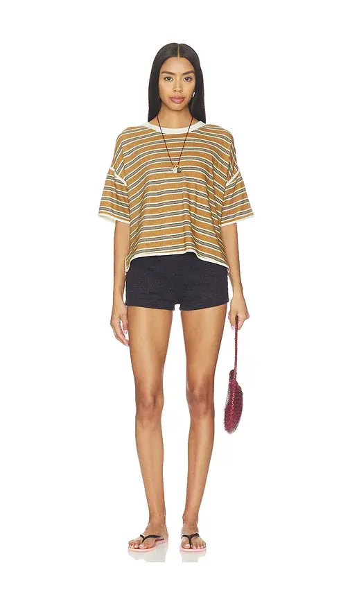 Free People Clean Rugby Tee | Thumbnail 4