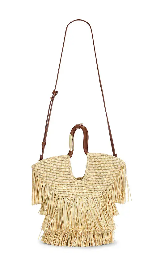 Zimmermann Goldentime Small Fringe Tote | Image 1 Zimmermann Goldentime Small Fringe Tote | Image 1