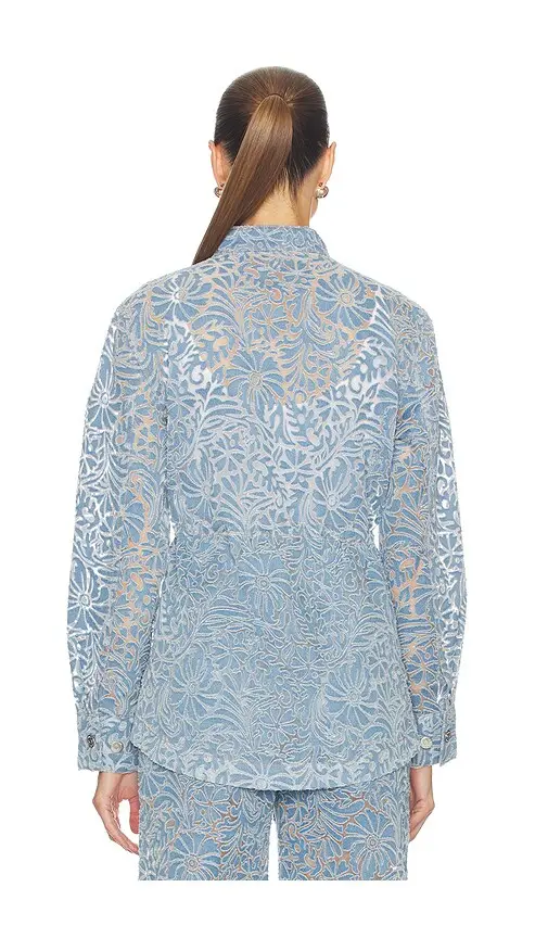 Veronica Beard Lane Jacket W/ Burnout Floral | Thumbnail 4