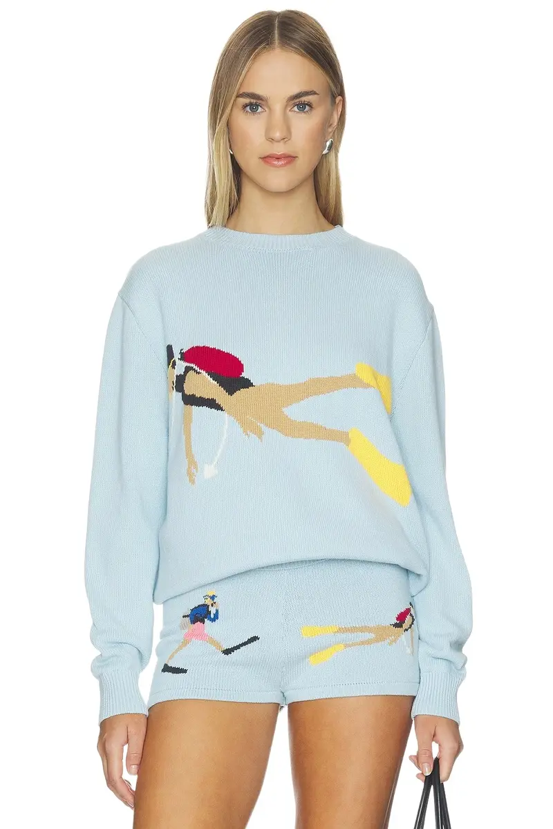 Yellow The Label Diver Knit Top