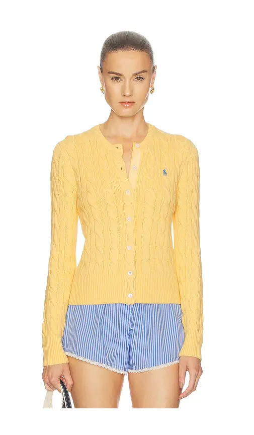 Polo Ralph Lauren Cotton Long Sleeve Cardigan | Image 1 Polo Ralph Lauren Cotton Long Sleeve Cardigan | Image 1