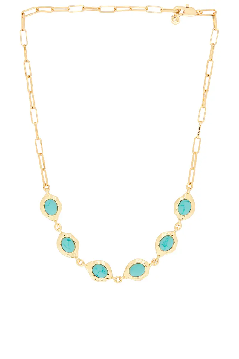 Molten Turquoise Necklace
