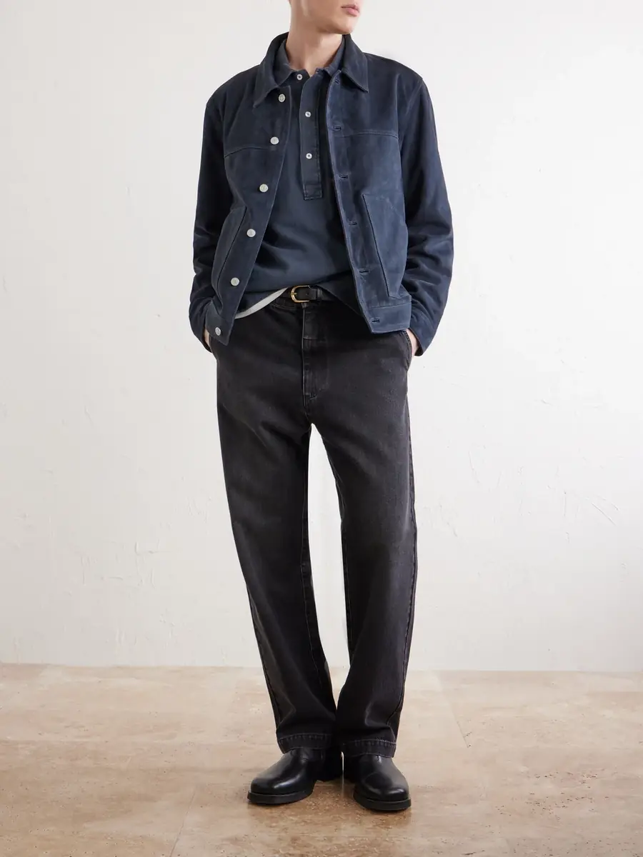 OFFICINE GÉNÉRALE Jordy Cotton-Twill Polo Shirt - Men | Thumbnail 2