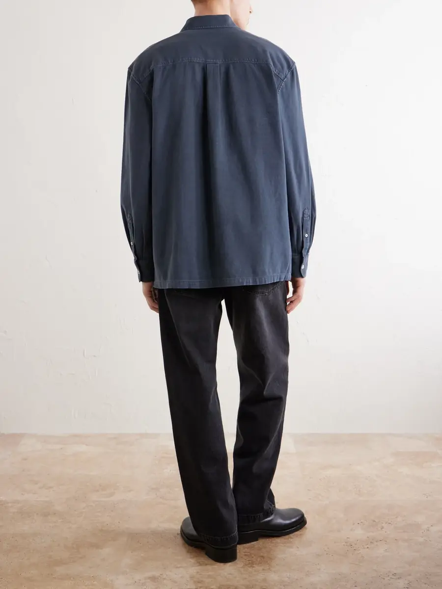 OFFICINE GÉNÉRALE Jordy Cotton-Twill Polo Shirt - Men | Thumbnail 4