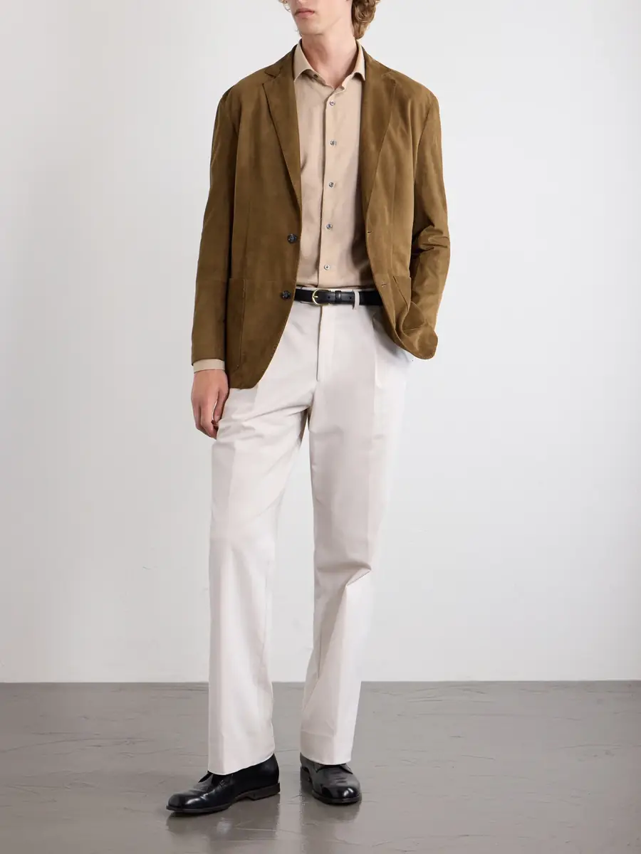 Caruso Cotton and Cashmere-Blend Shirt - Men | Thumbnail 2 Caruso Cotton and Cashmere-Blend Shirt - Men | Thumbnail 2