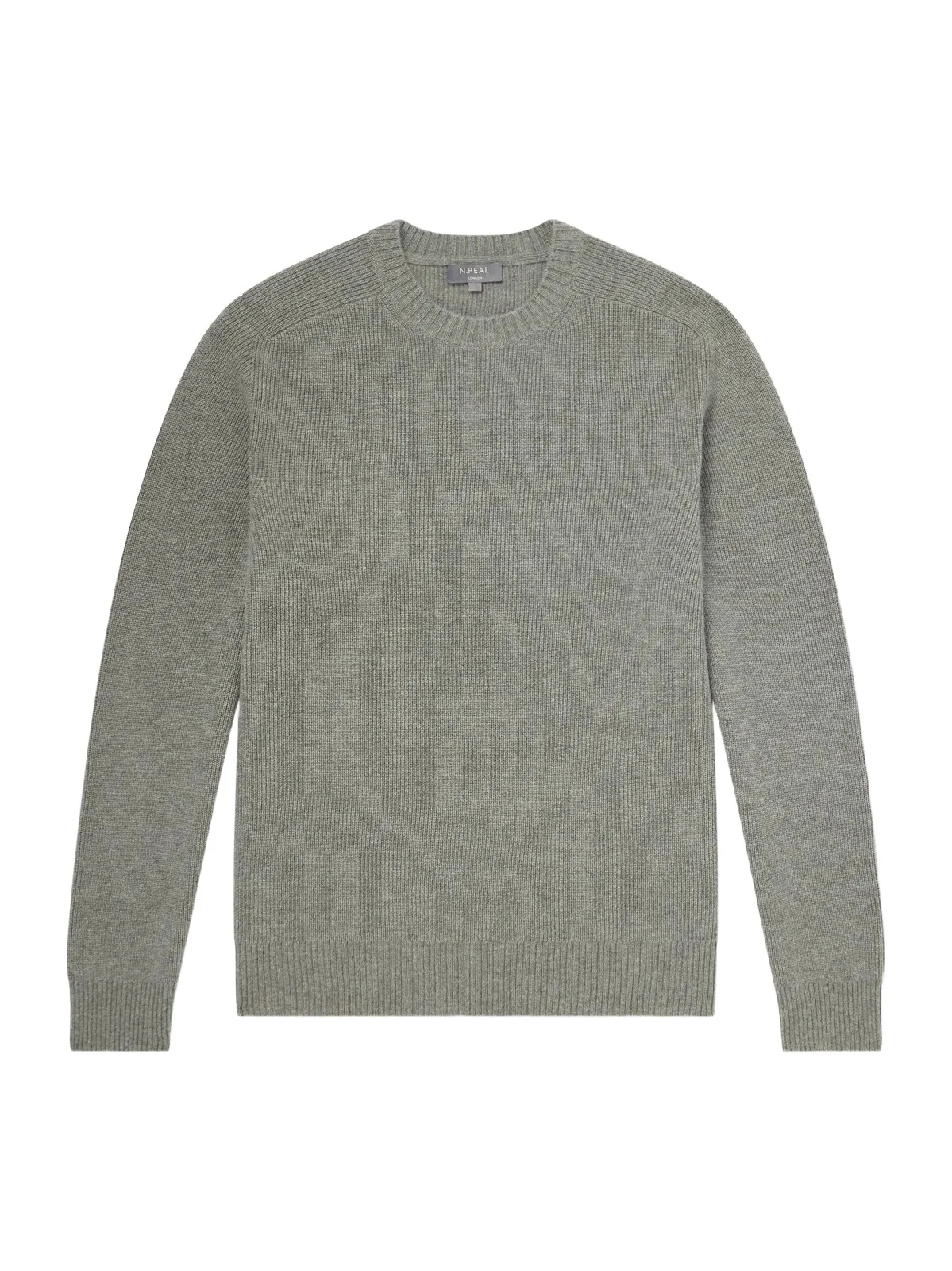 Raglan Organic Cashmere Knitwear Sweatshirt - Men