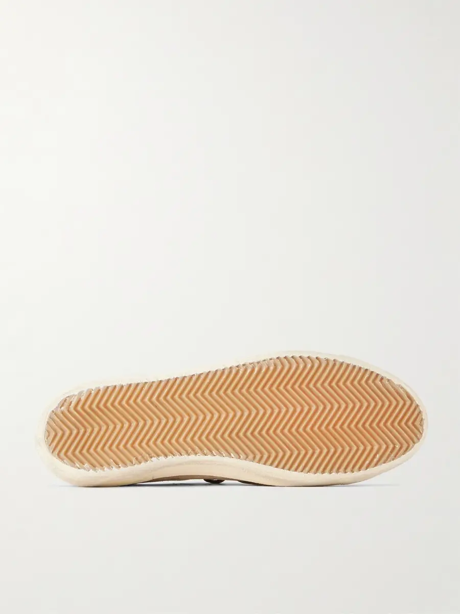 Golden Goose Soul Star Leather-Trimmed Suede Sneakers - Men | Thumbnail 3