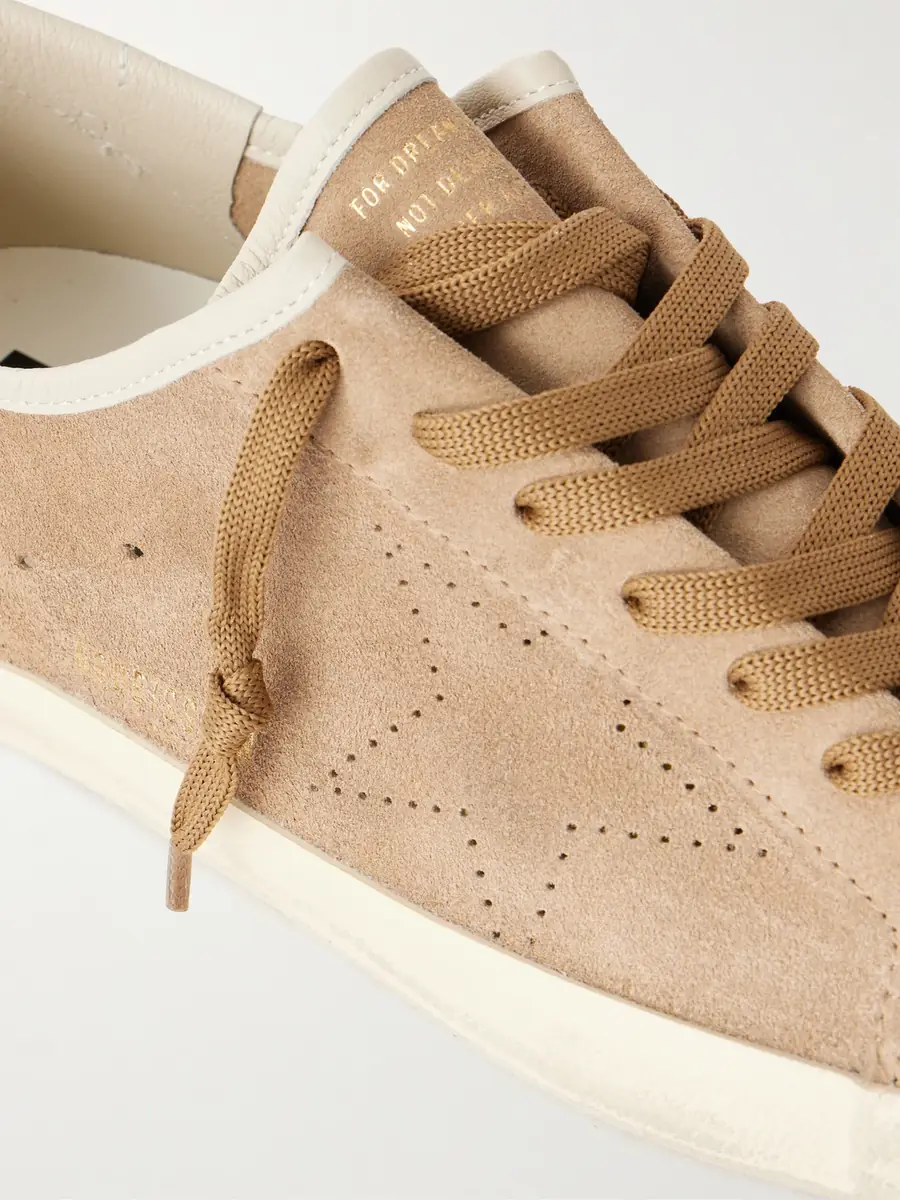 Golden Goose Soul Star Leather-Trimmed Suede Sneakers - Men | Thumbnail 5
