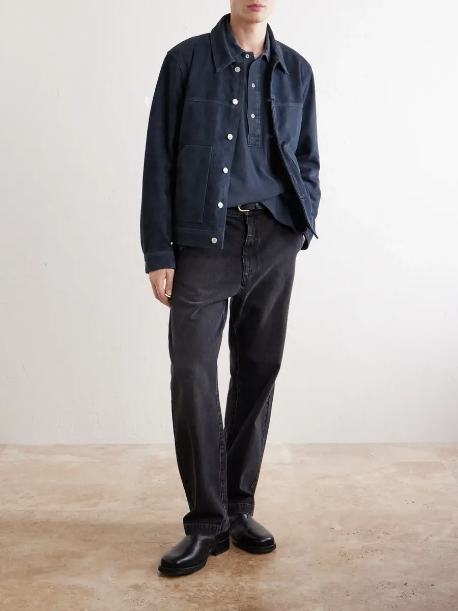 OFFICINE GÉNÉRALE Loki Suede Jacket - Men | Thumbnail 2 OFFICINE GÉNÉRALE Loki Suede Jacket - Men | Thumbnail 2
