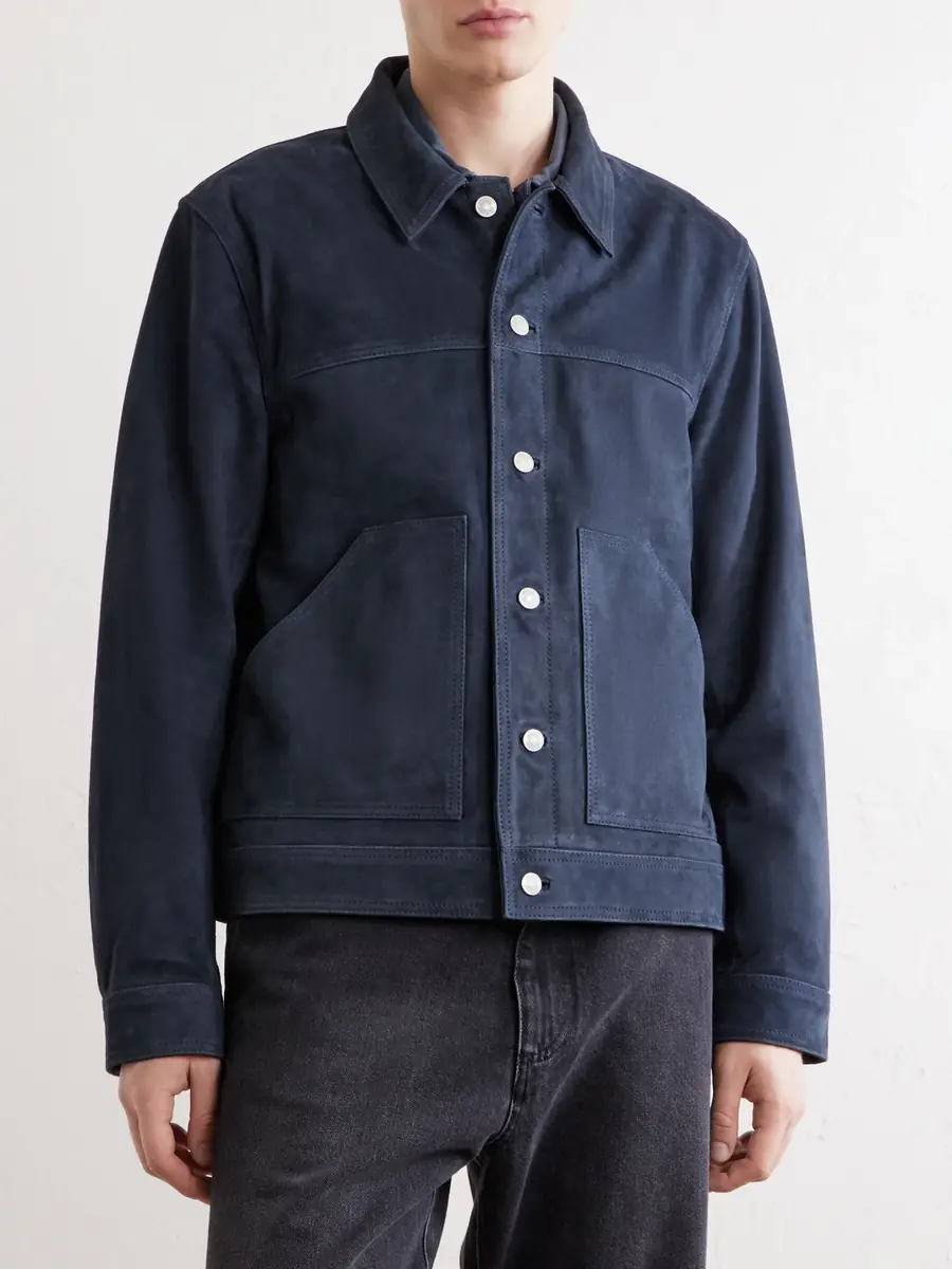 OFFICINE GÉNÉRALE Loki Suede Jacket - Men | Thumbnail 3 OFFICINE GÉNÉRALE Loki Suede Jacket - Men | Thumbnail 3