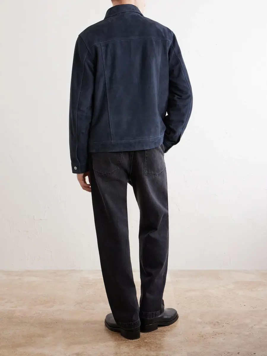 OFFICINE GÉNÉRALE Loki Suede Jacket - Men | Thumbnail 4 OFFICINE GÉNÉRALE Loki Suede Jacket - Men | Thumbnail 4