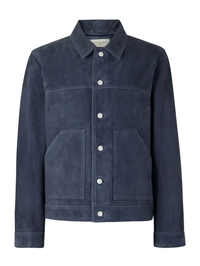 OFFICINE GÉNÉRALE Loki Suede Jacket - Men | Image 1 OFFICINE GÉNÉRALE Loki Suede Jacket - Men | Image 1