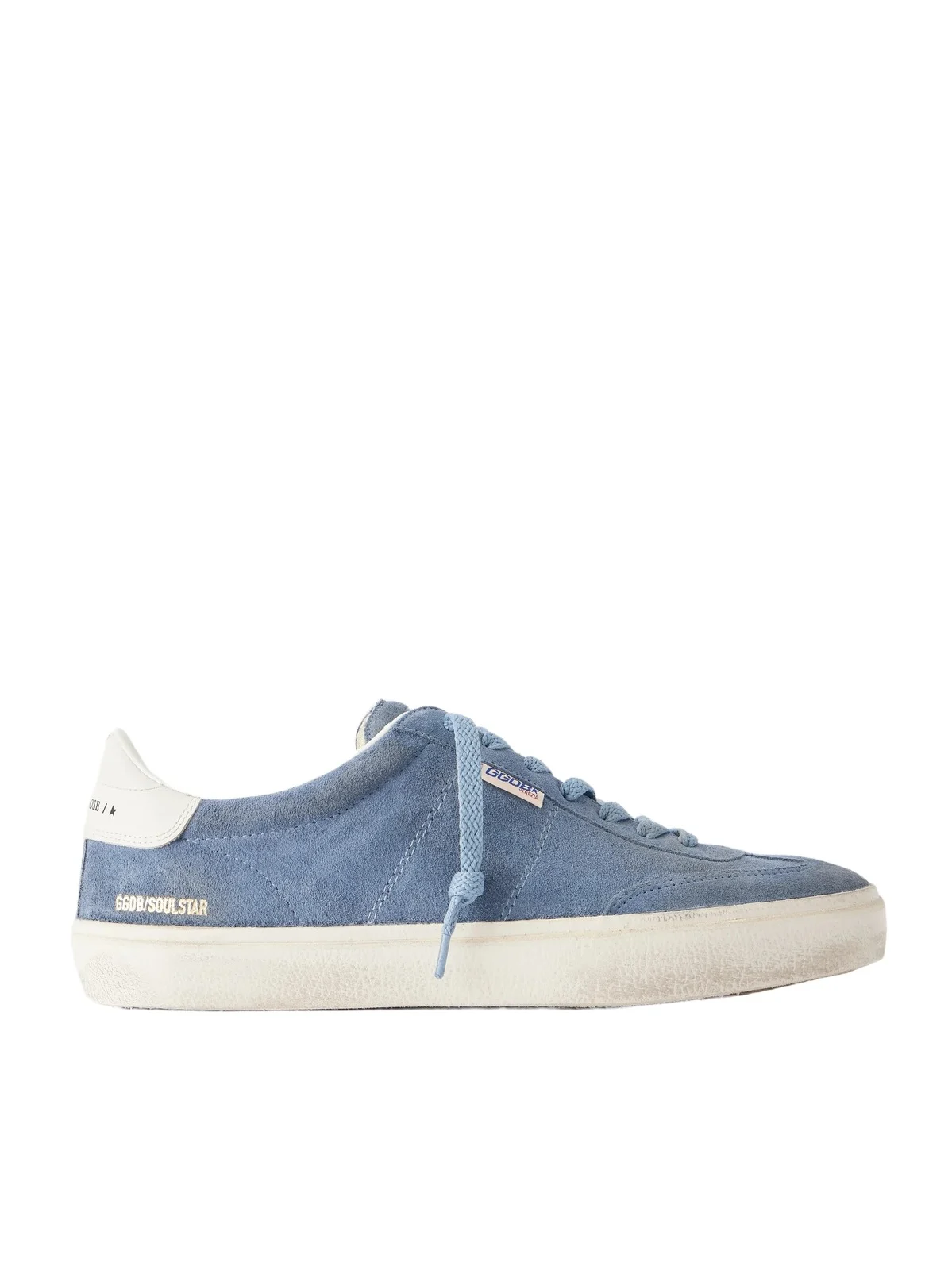 Golden Goose Soul Star Leather-Trimmed Suede Sneakers - Men