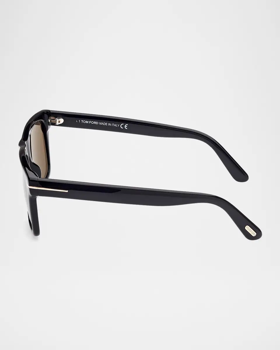 Tom Ford Men's Buckley-02 Square Polarized Sunglasses | Thumbnail 3 Tom Ford Men's Buckley-02 Square Polarized Sunglasses | Thumbnail 3