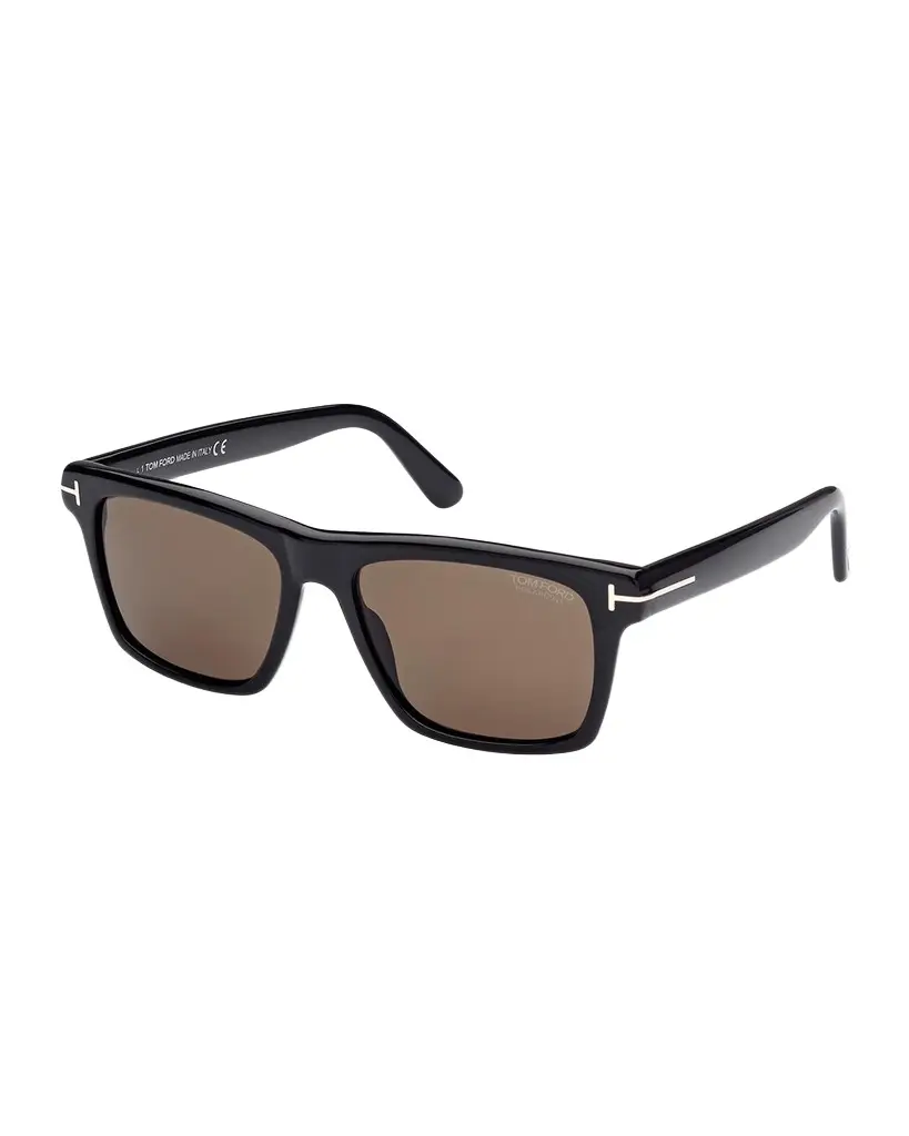 Tom Ford Men's Buckley-02 Square Polarized Sunglasses