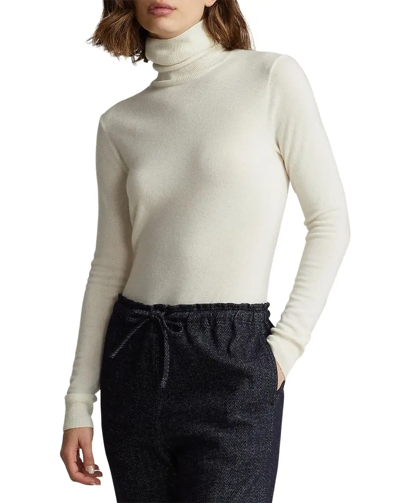 Polo Ralph Lauren Slim-Fit Cashmere Turtleneck | Image 1 Polo Ralph Lauren Slim-Fit Cashmere Turtleneck | Image 1