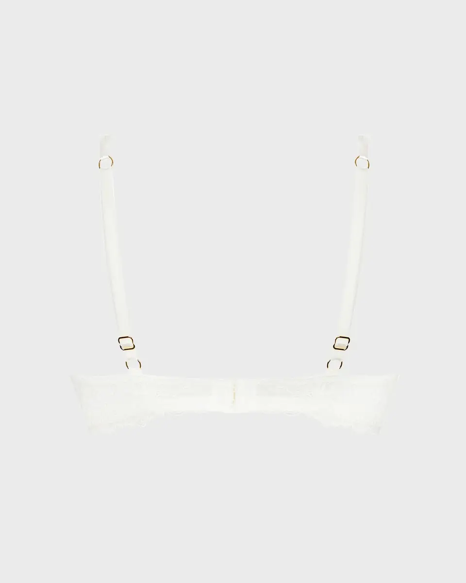 Lise Charmel Princesse Iris Floral-Embroidered Demi Bra | Thumbnail 3 Lise Charmel Princesse Iris Floral-Embroidered Demi Bra | Thumbnail 3