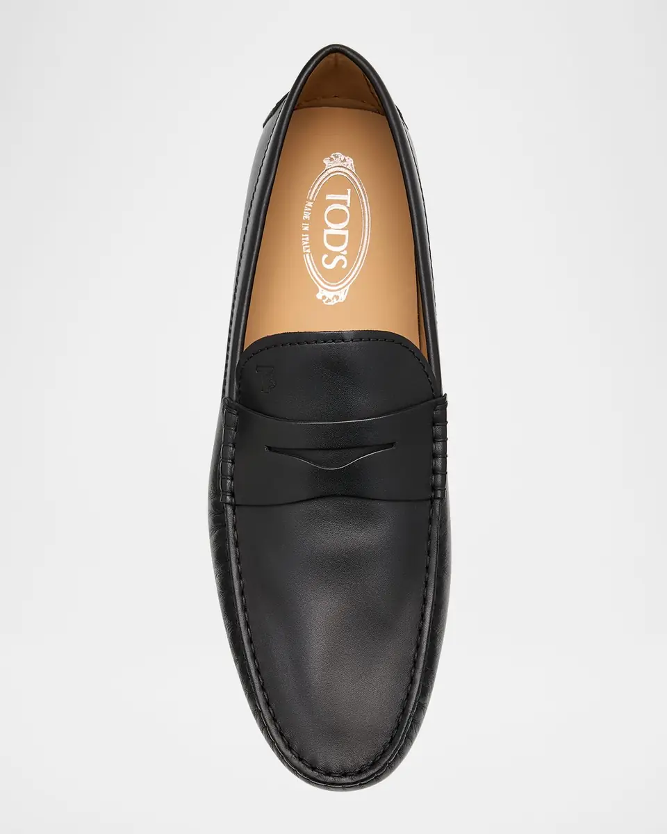 Tod's Men's City Gommino Leather Penny Loafers | Thumbnail 4 Tod's Men's City Gommino Leather Penny Loafers | Thumbnail 4
