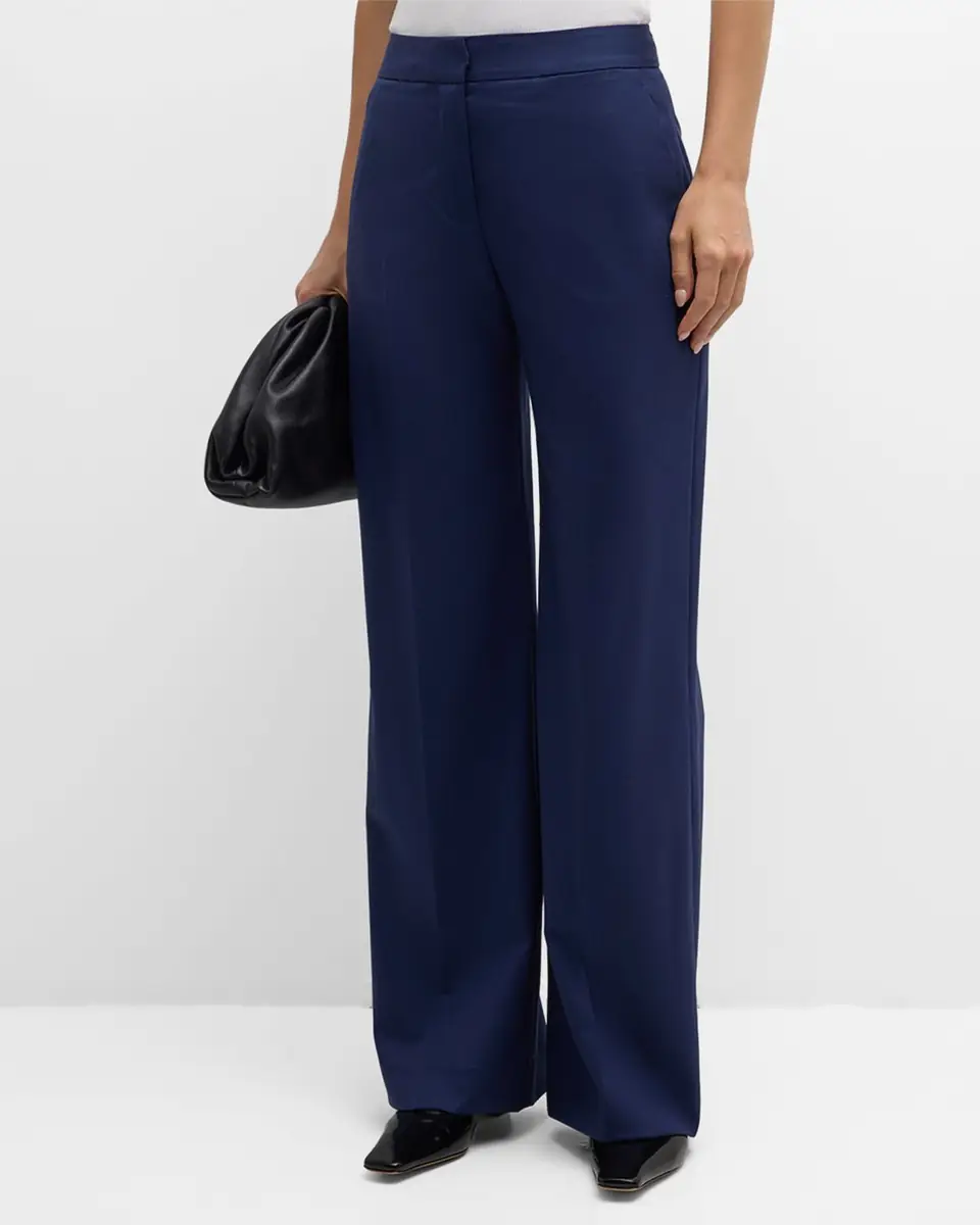 Argent Wide-Leg Seasonless Wool Trousers | Thumbnail 3 Argent Wide-Leg Seasonless Wool Trousers | Thumbnail 3