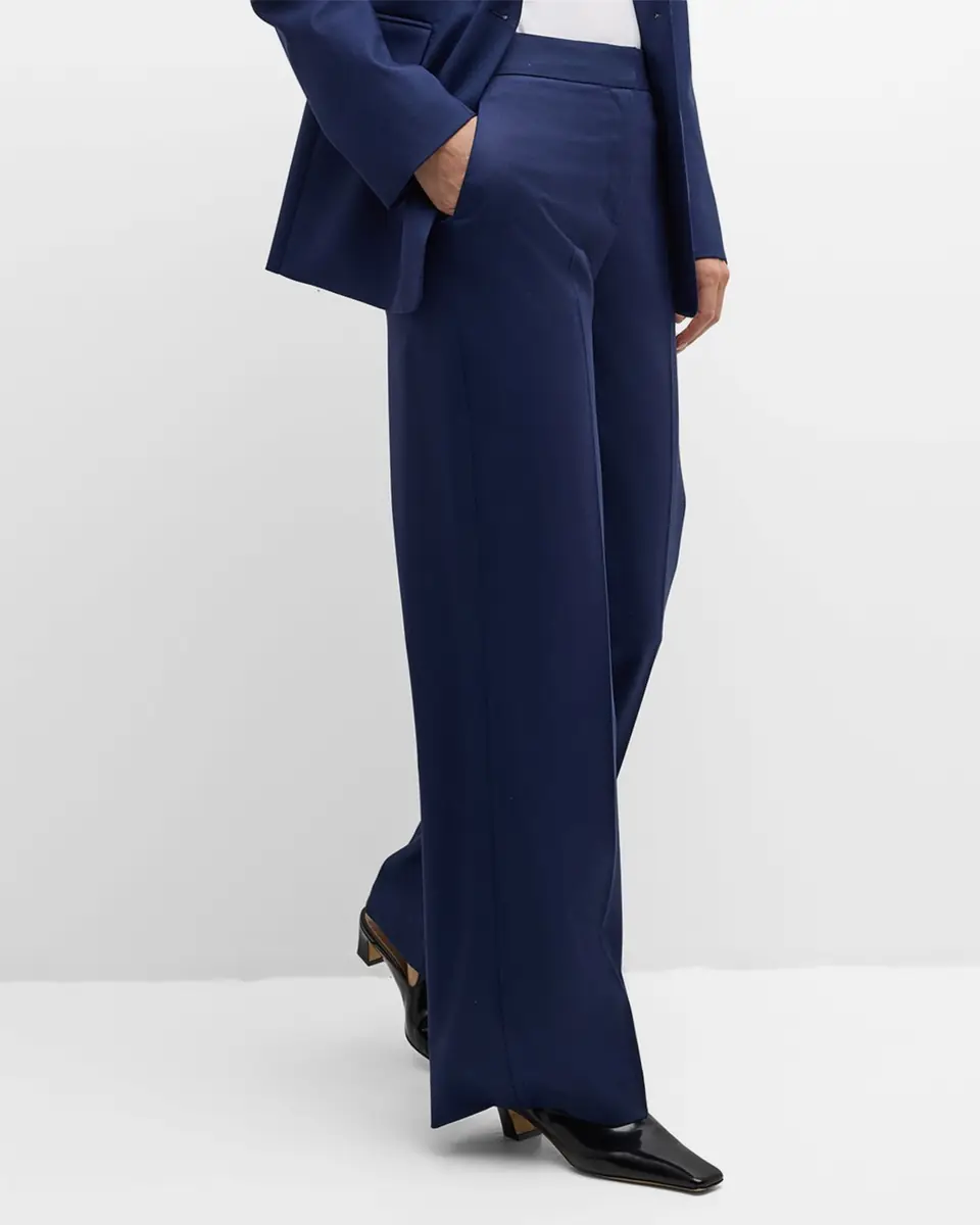Argent Wide-Leg Seasonless Wool Trousers | Thumbnail 6 Argent Wide-Leg Seasonless Wool Trousers | Thumbnail 6