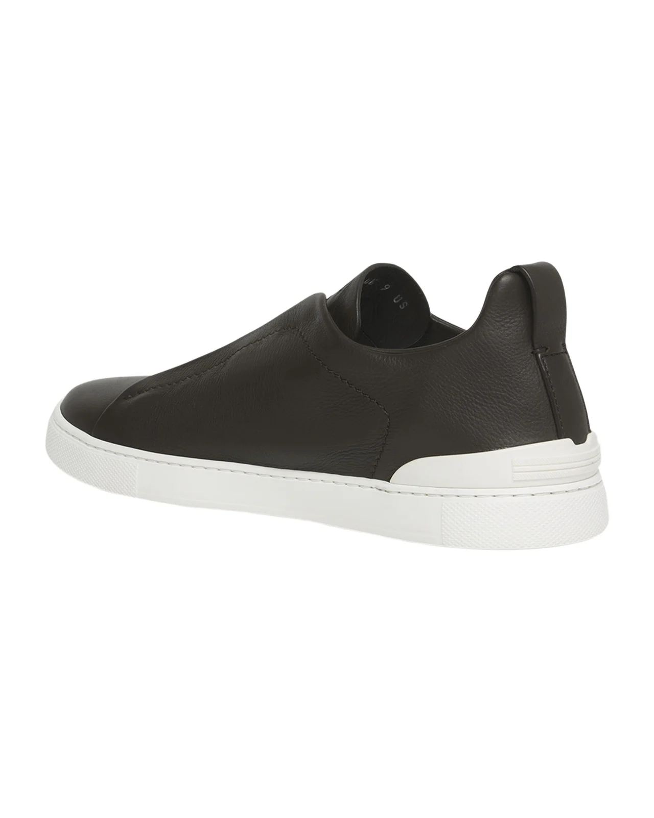 Men's Triple Stitch Deerskin Leather Slip-On Sneakers Men's Triple Stitch Deerskin Leather Slip-On Sneakers