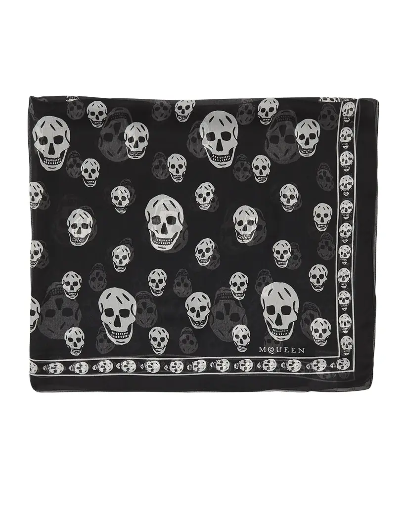 Classic Skull Silk Scarf Classic Skull Silk Scarf