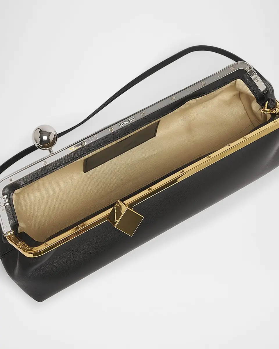 Jacquemus La Pochette Salon Leather Shoulder Bag | Thumbnail 3 Jacquemus La Pochette Salon Leather Shoulder Bag | Thumbnail 3
