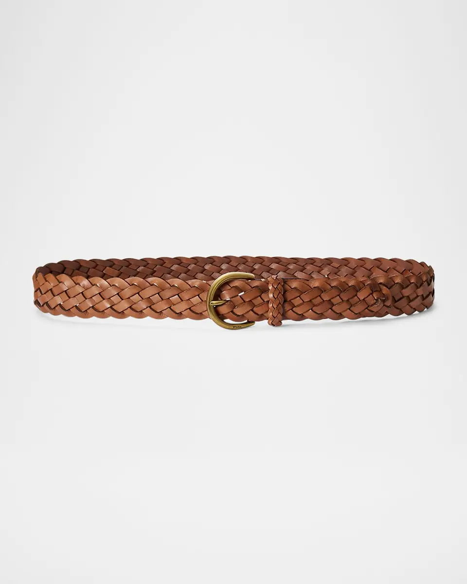 Polo Ralph Lauren Braided Leather Belt | Thumbnail 3 Polo Ralph Lauren Braided Leather Belt | Thumbnail 3