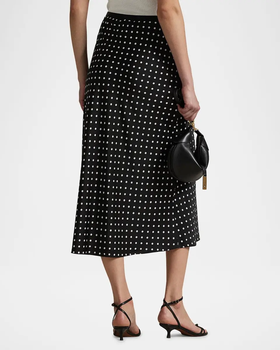 Polo Ralph Lauren Polka-Dot Satin Skirt | Thumbnail 2