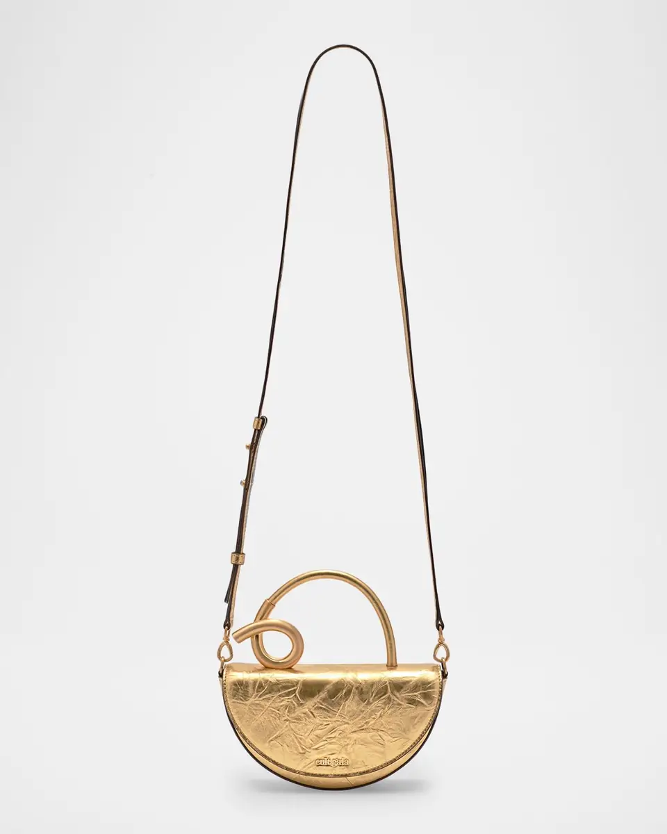 Cult Gaia Azariah Nano Sculptural Metallic Leather Top-Handle Bag | Thumbnail 2 Cult Gaia Azariah Nano Sculptural Metallic Leather Top-Handle Bag | Thumbnail 2