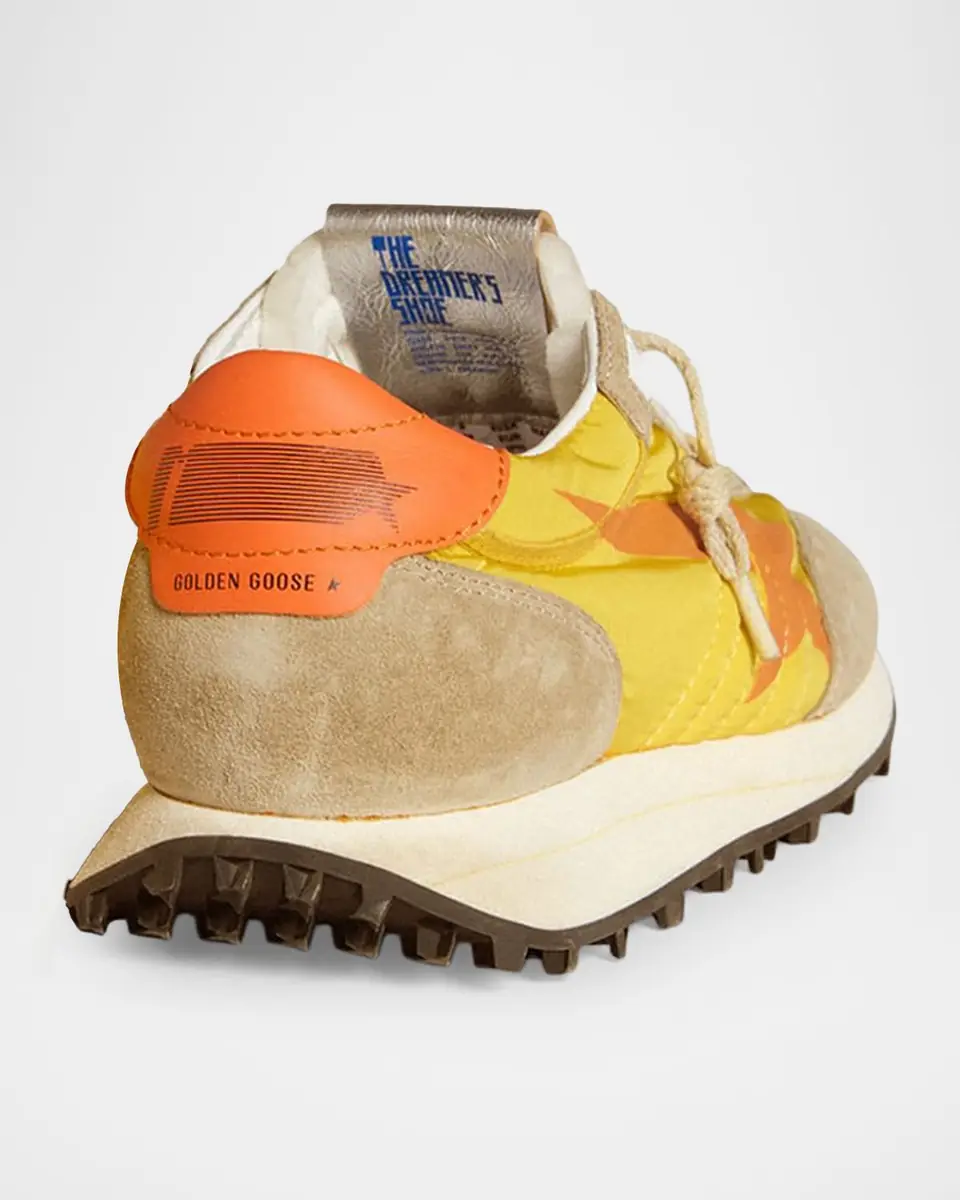 Golden Goose Running Marathon Suede Nylon Sneakers | Thumbnail 2