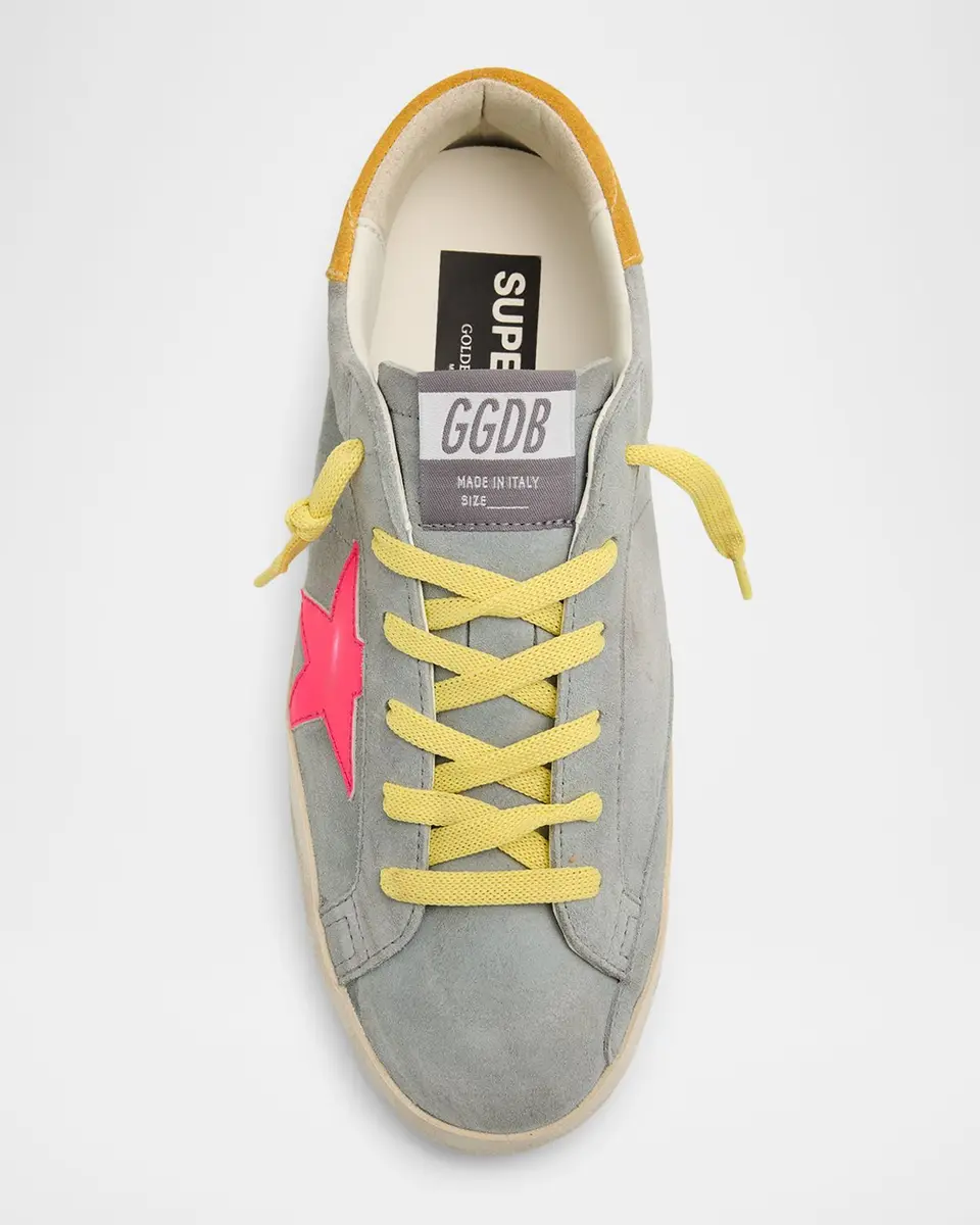 Golden Goose Super-Star Suede Low-Top Sneakers | Thumbnail 6 Golden Goose Super-Star Suede Low-Top Sneakers | Thumbnail 6